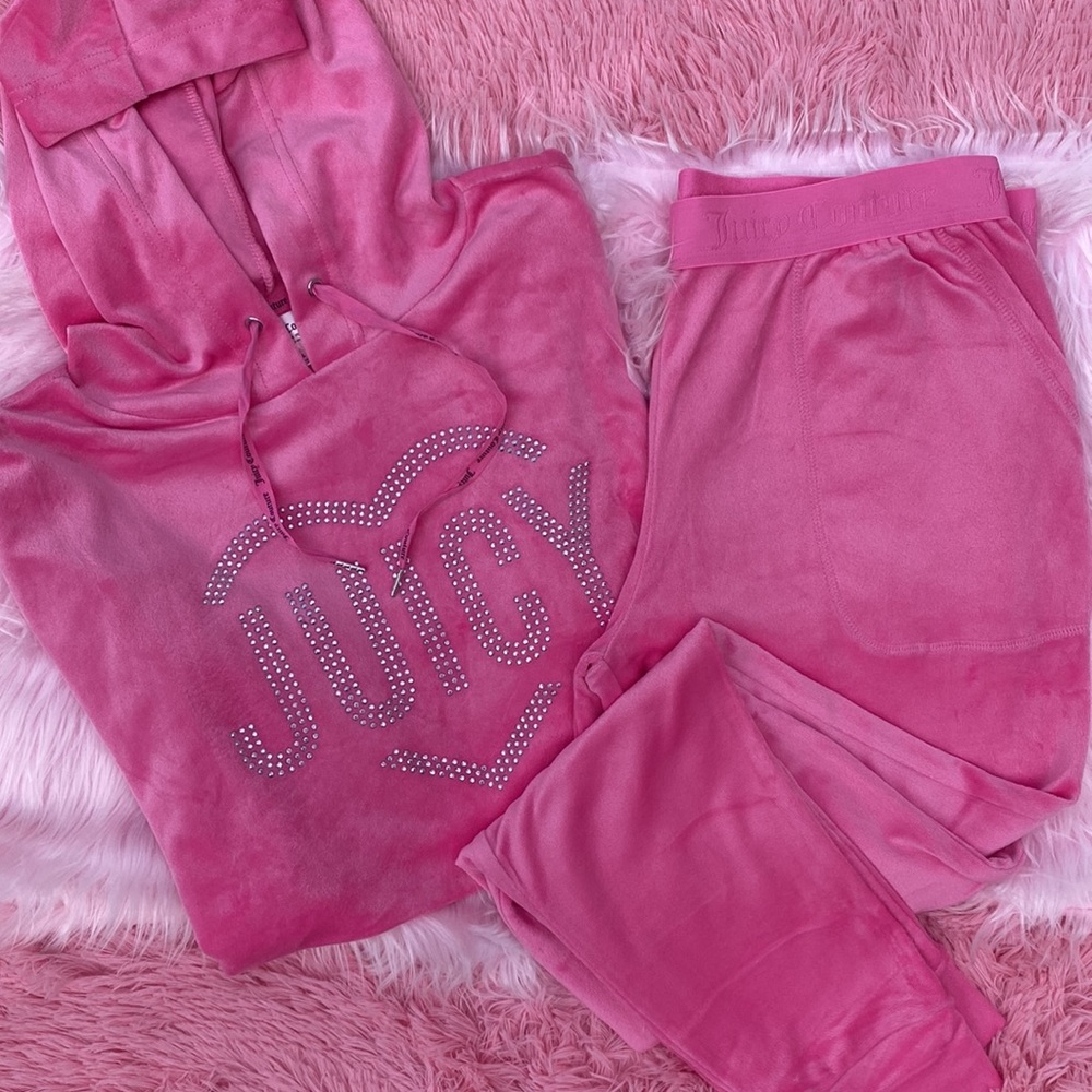 💎💖Juicy Couture 2 piece hoodie Lounge Set💖💎